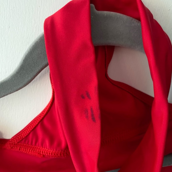 Balera Red Long Sleeve Collar Crop Top Dance Costume Dancewear - Picture 4 of 6